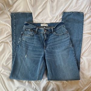 Abercrombie 90s straight low rise